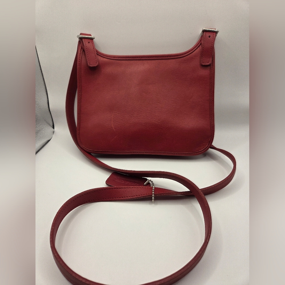Coach Vintage 9142 Red Mini Hippie Flap